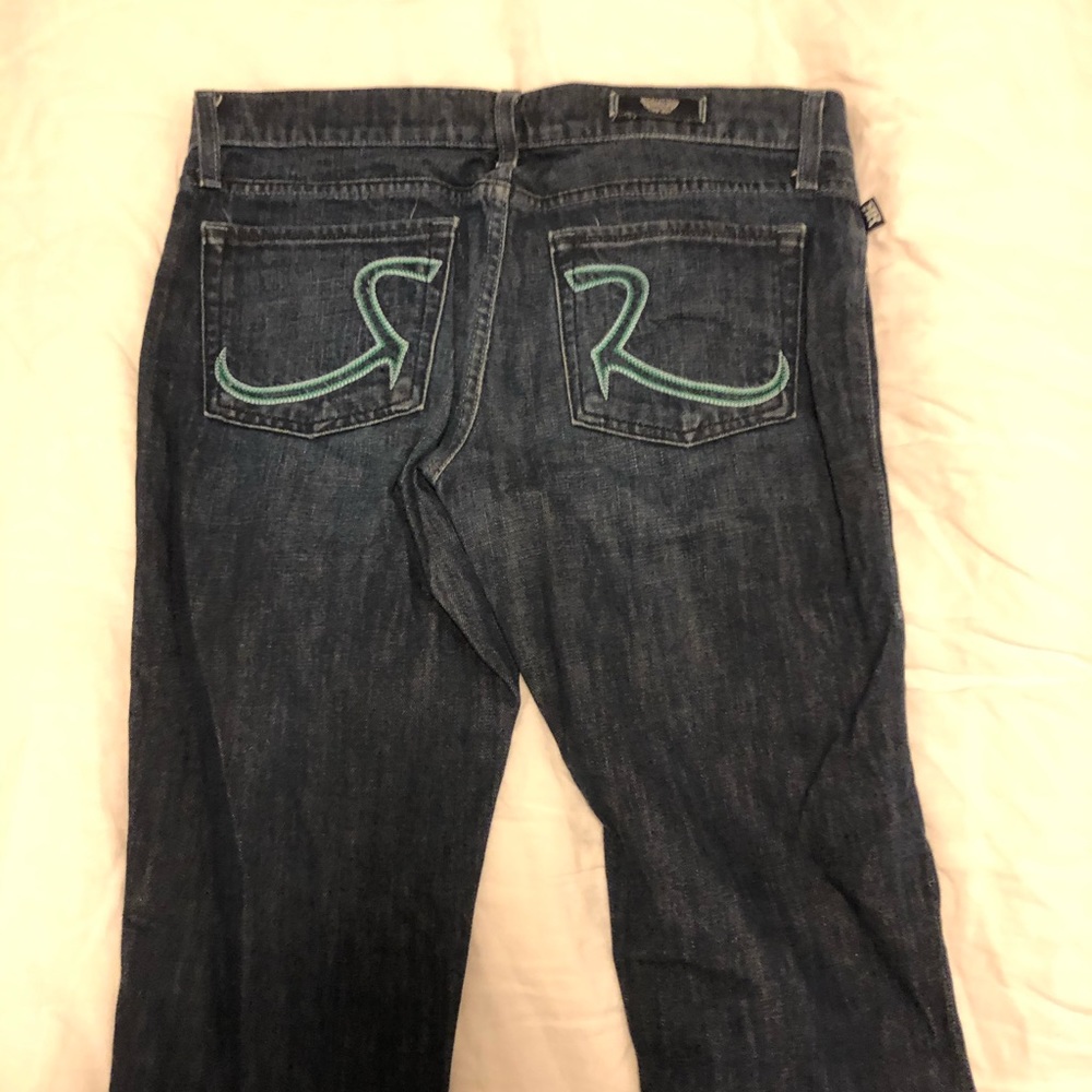 Rock and Republic straight dark jeans